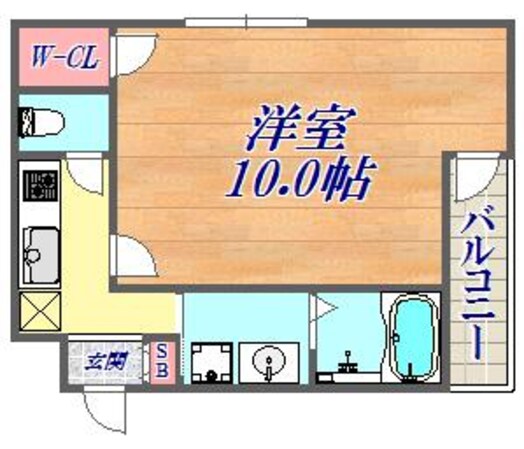 フジパレス小河通2番館の物件間取画像